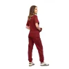 Spodnie medyczne SCRUBS MEDI TEDDY - LLEVANTI MERLOT SCRUB